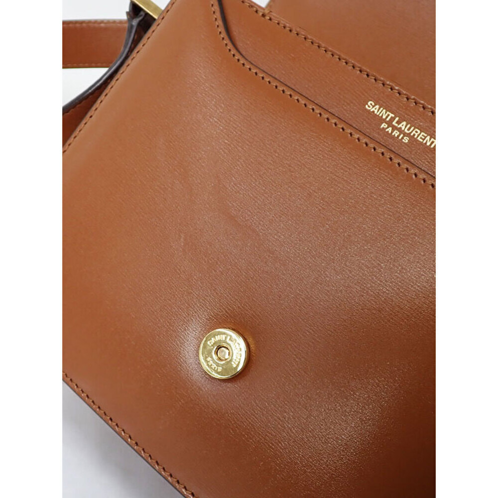 SAINT LAURENT PARIS Logo Saddle Bag Shoulder - Picture 5 of 9